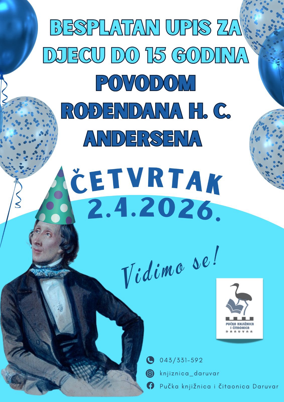 Besplatan upis za djecu do 15 godina