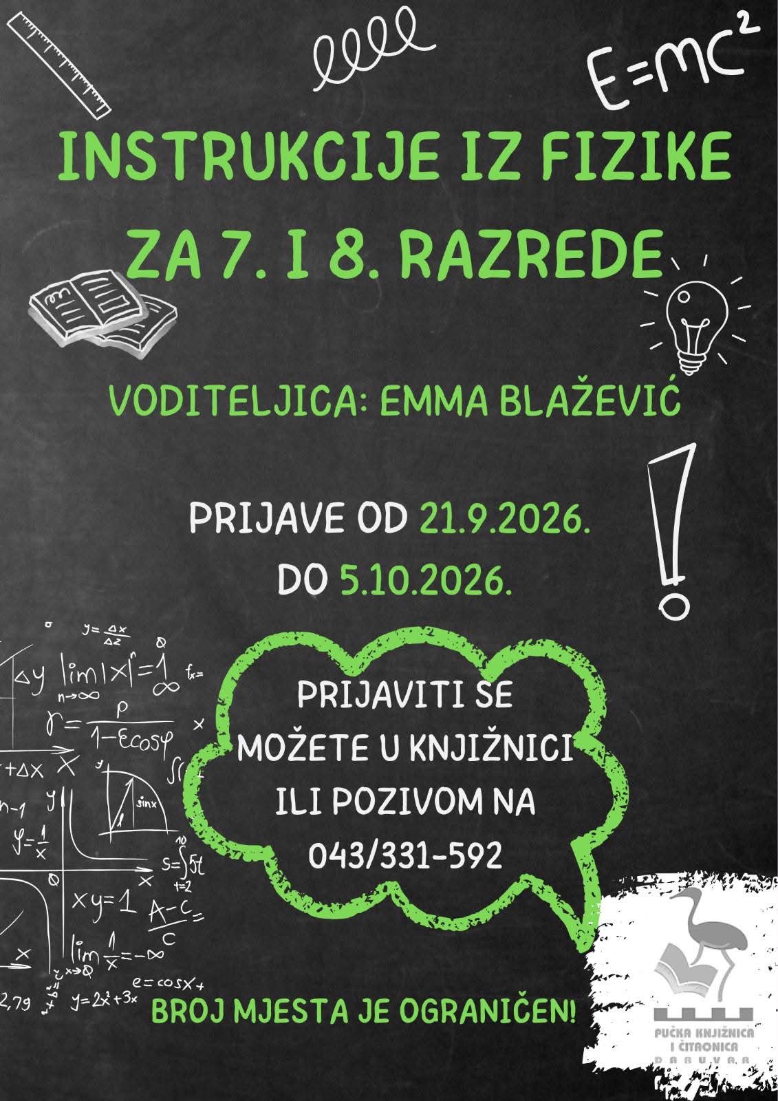 Besplatne instrukcije iz fizike